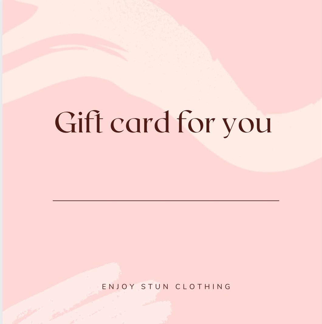 Stun Clothing Gift Card